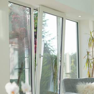 AS2047 Vinyl Door, UPVC Tilt and Turn Doors, Double Glazed, Wind Resistance, For Living Room