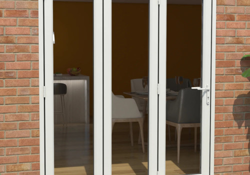 European Style UPVC Folding Doors, Soundproof, Bifolding Door For Living Room