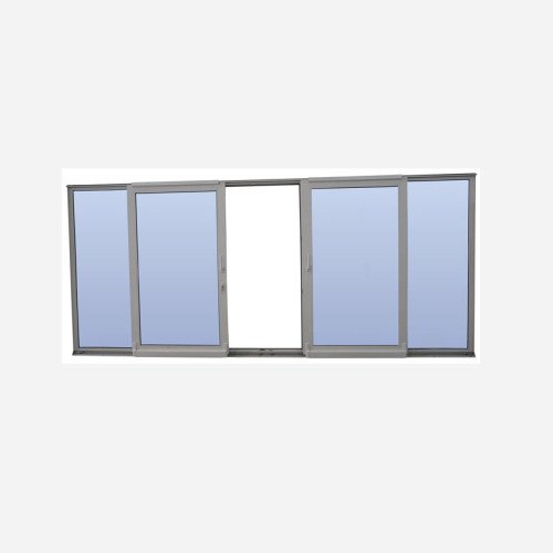Custom UPVC Tilt And Sliding Door, Soundproof, Double Glass, Patio Door, For Balcony