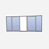 Custom UPVC Tilt And Sliding Door, Soundproof, Double Glass, Patio Door, For Balcony