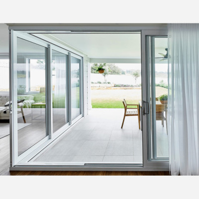 Factory Wholesale Commercial uPVC Corner Door, Exterior Double Door, Residential Patio Door