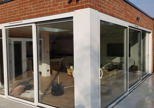 Custom UPVC Corner Doors, Double Glazing, Waterpoof, For Balcony