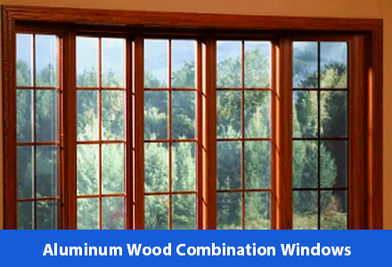 Aluminum Wood Combination Windows