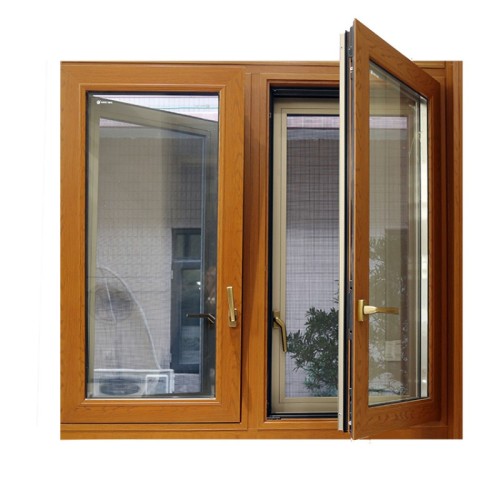 Timber Casement Window, Save Energy, Heat Insluation, Soundproof, For Villa, Bedroom, Balcony