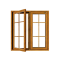 Timber Casement Window, Save Energy, Heat Insluation, Soundproof, For Villa, Bedroom, Balcony