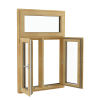 Factory Timber Tilt & Turn Window, Swing In Window, High Anti UV, Save Energy, Soundproof, For Bathroom, Residence