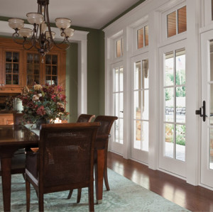 Factory Clad Timber Casement Door, Double Glass, Save Energy, Soundproof, Triple Glass, Hinged Door For Living Room