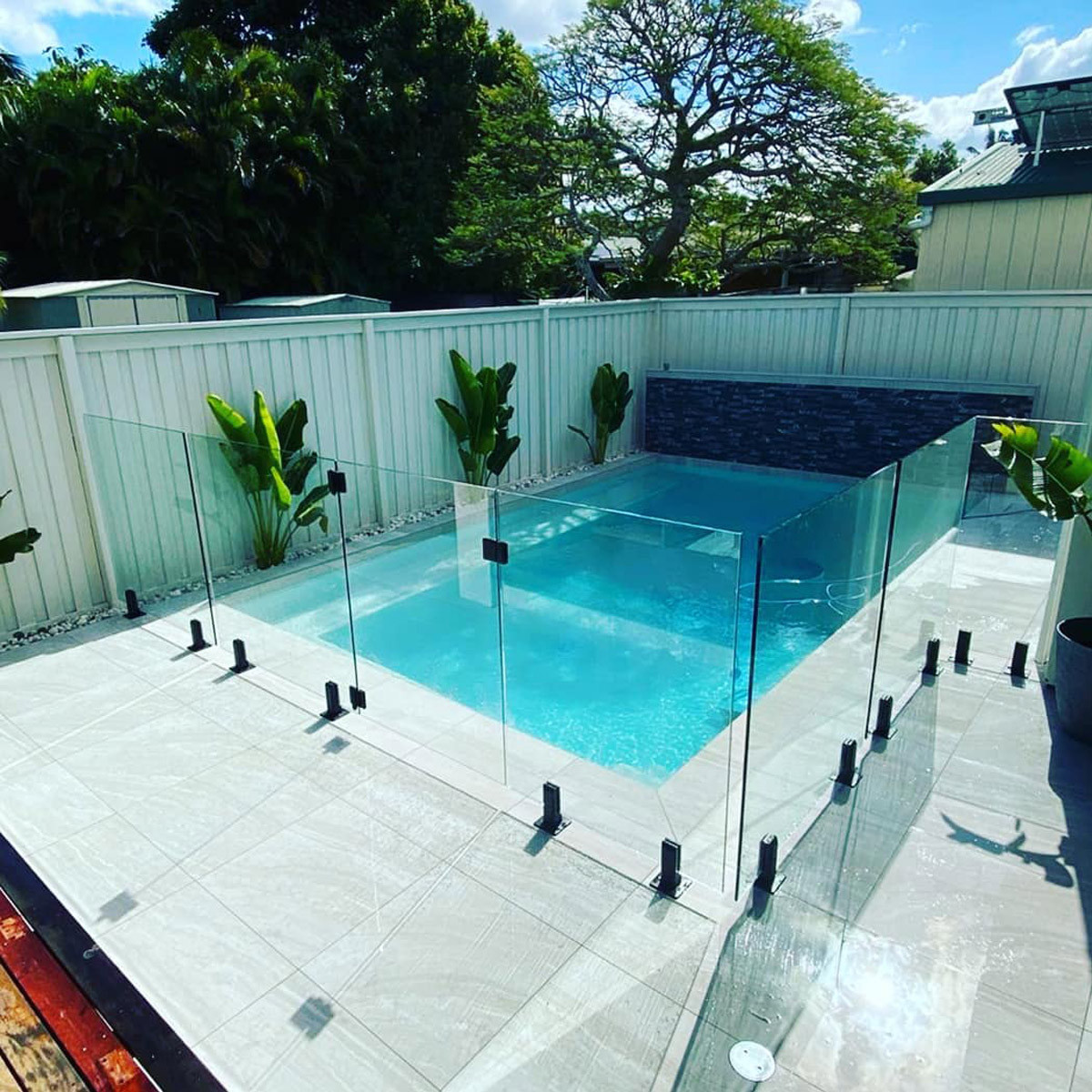 glass pool fencing