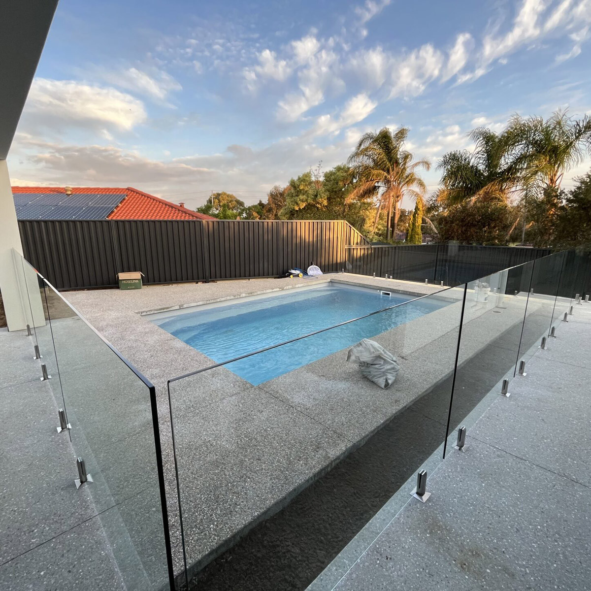 Swimming Pool Glass Fence