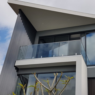 Frameless Glass Balustrade | Duplex 2205 Hardware | Balcony Glass Balustrade with Safety Toughened Glass