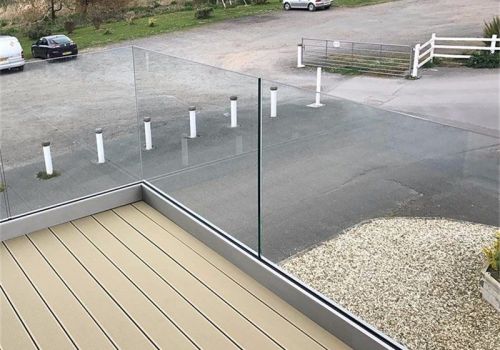 Glass Balustrades | Aluminum U Channel  | Frameless Glass Balustrades for Balcony and Stairs