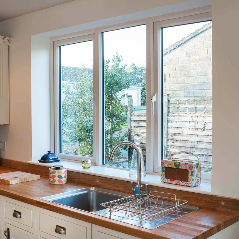 PVC Windows and Doors Manufacturer | Low U Value | PVC Side Hung Windows with Double Glazed