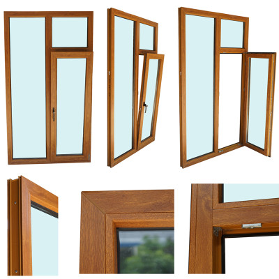 Custom PVC Windows | German Veka Frame | PVC Tilt & Turn Window with Double Glazed