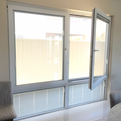 PVC Double Glazed Windows Factory | Triple Glazed | PVC Tilt & Turn Windows with Flyscreen