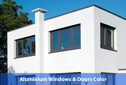 Aluminum windows color