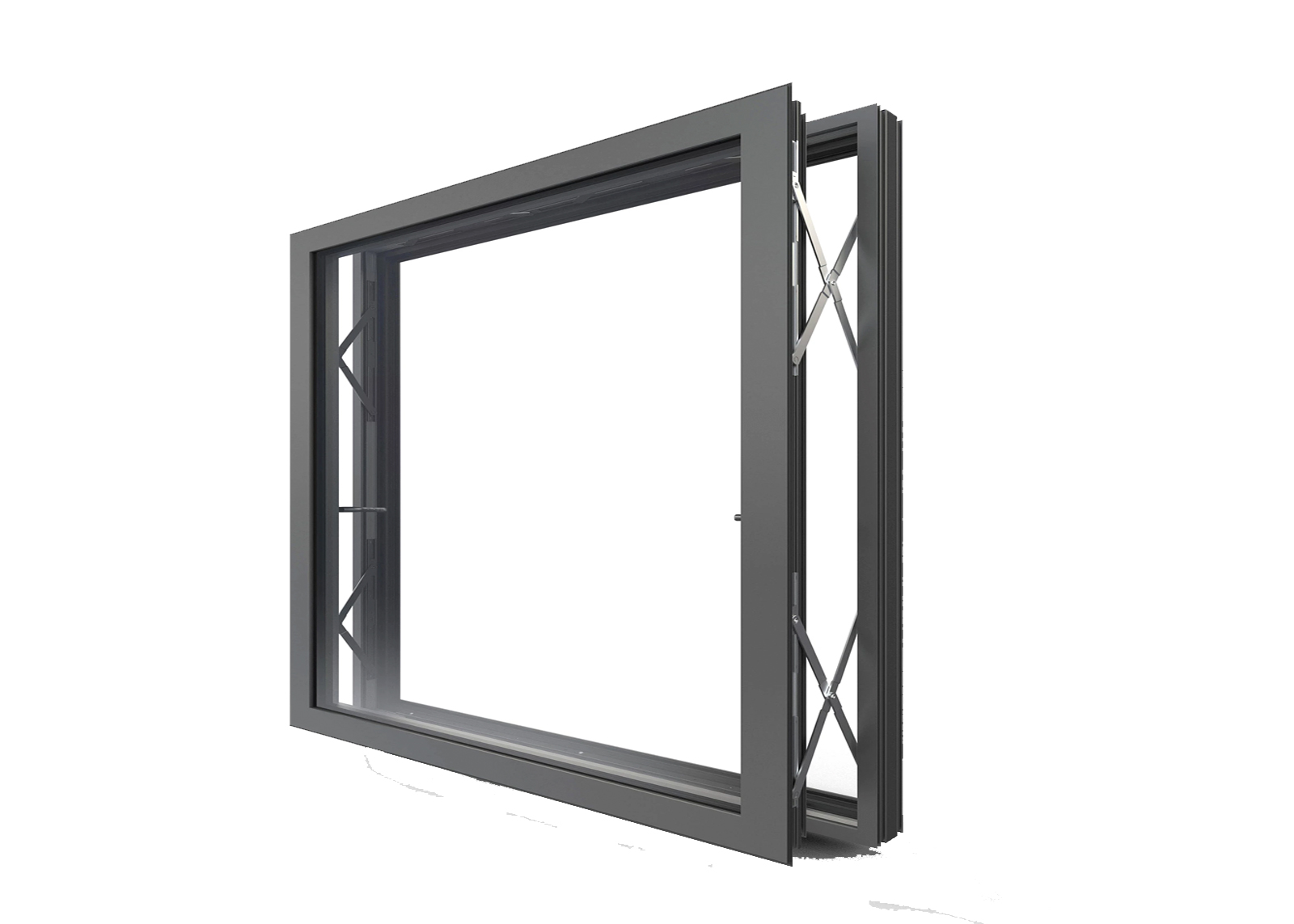 Custom parallel opening window