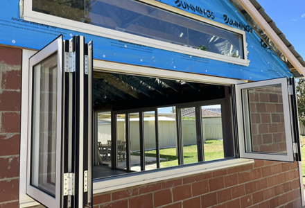 Aluminum Folding Windows