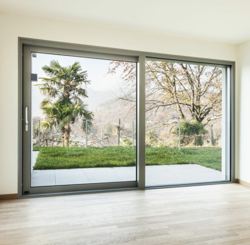 Aluminum Door with Window | Large Size | Aluminum Lift & Sliding Doors