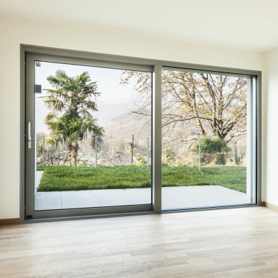 Aluminum Door with Window | Large Size | Aluminum Lift & Sliding Doors