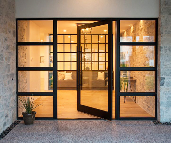 Aluminum Pivot Doors