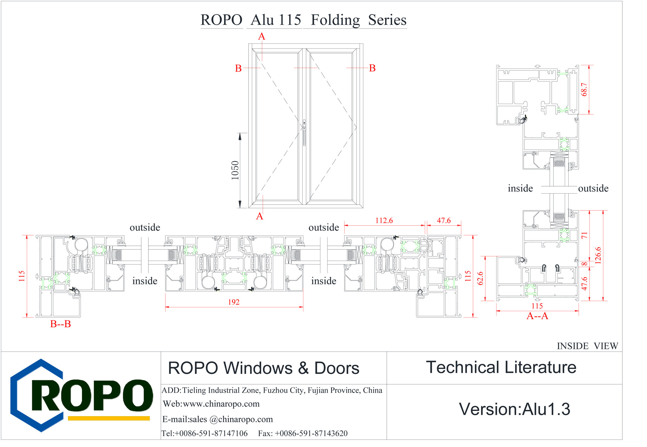 folding door sill