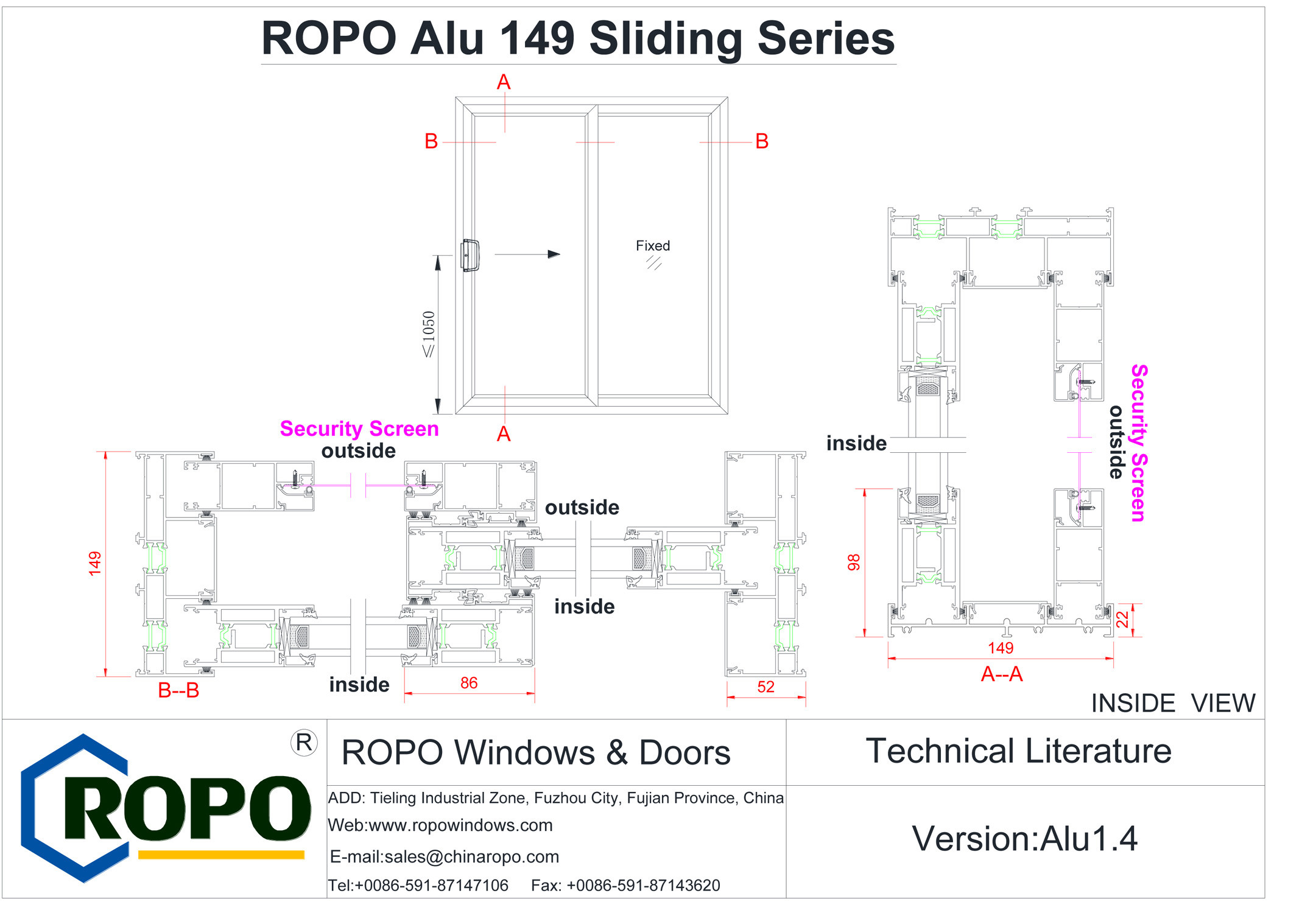 sliding door sill