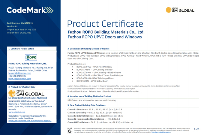 Codemark Certificate