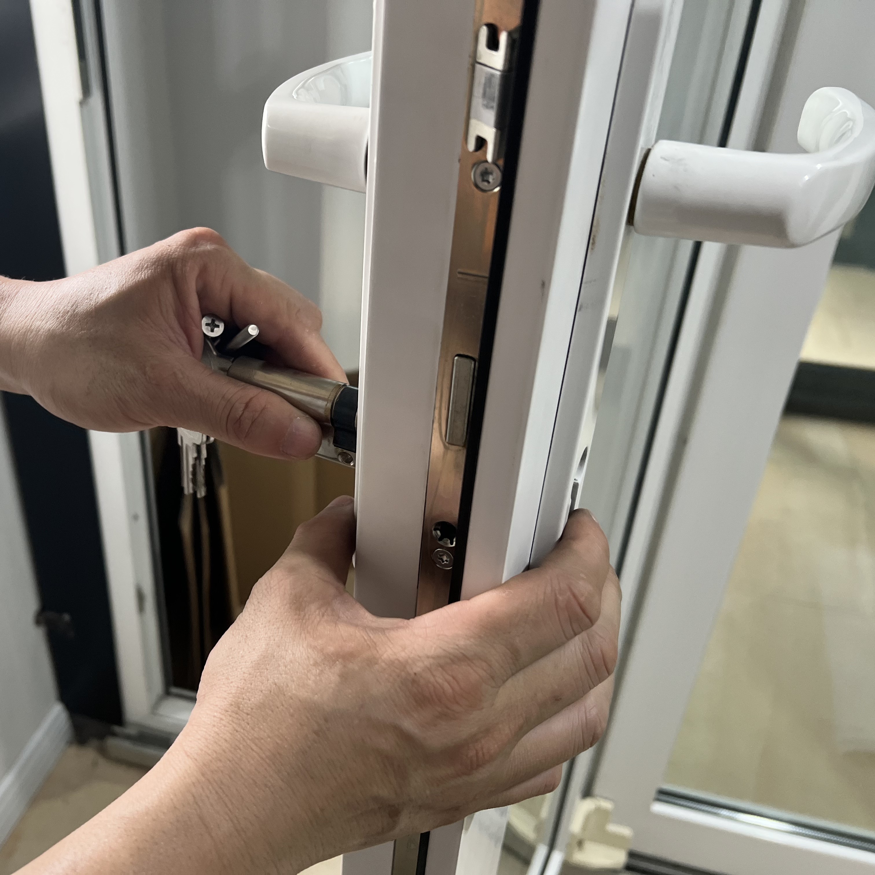 How to Install the Handle for a uPVC Folding Door