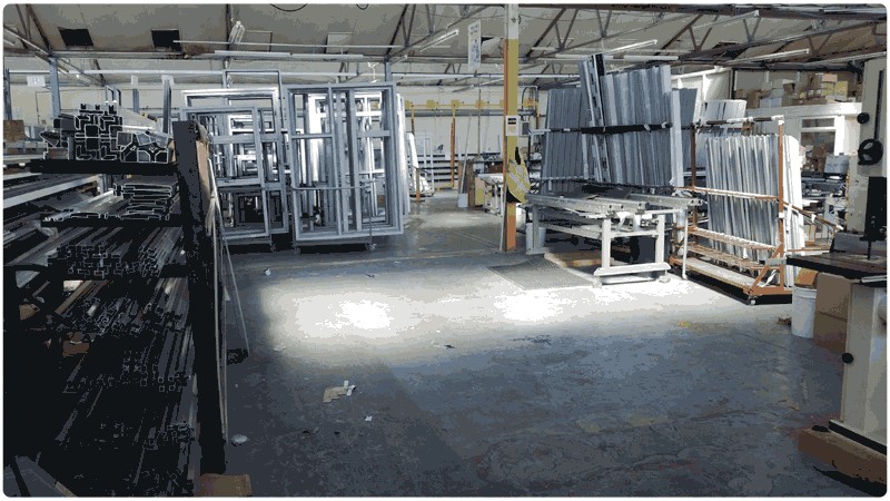 Aluminium window production line