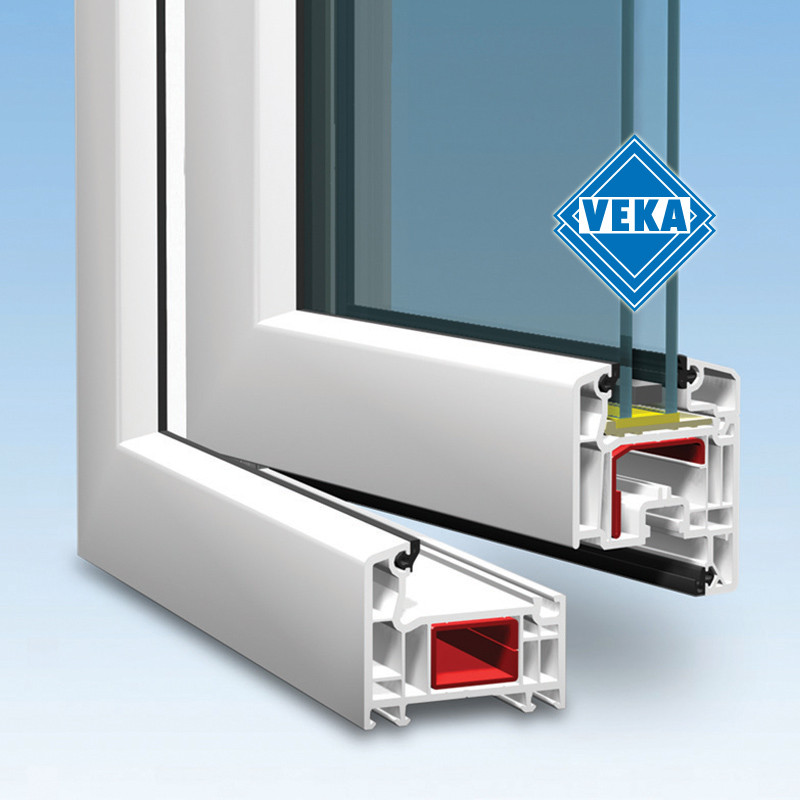 uPVC profile section