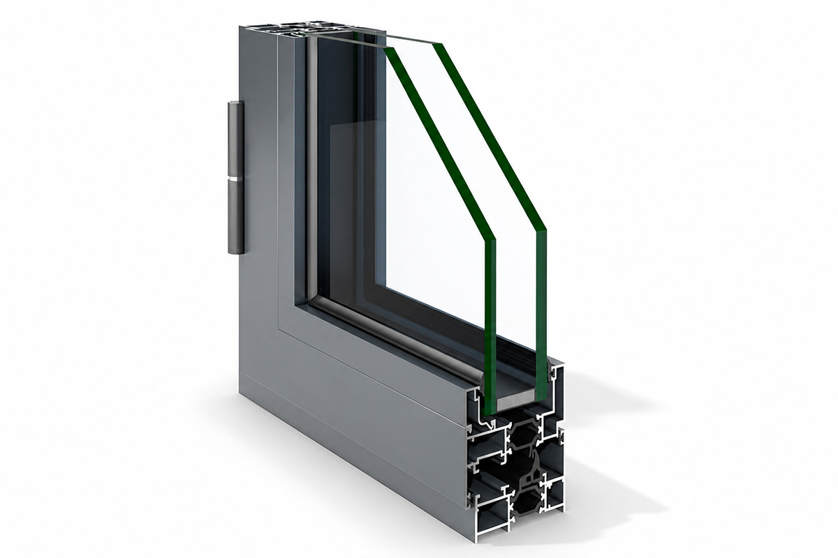Modern home featuring high performance double glazed windows and doors
