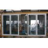 Aluminum Frame Bi-Fold Patio Sliding Folding Door, Double Glazed, Soundproof, For Store, Garden, Villa