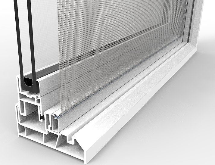 ROPO UPVC Single Hung Window Corner Sample