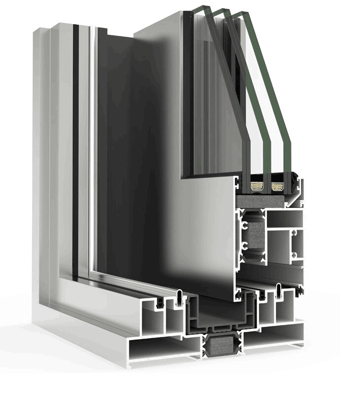 Aluminum Lift and Slide Door Corner Profile