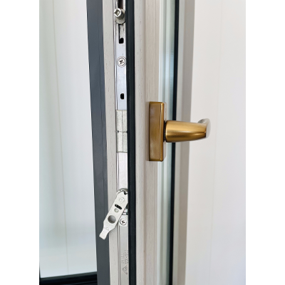 Factory Aluminium Clad Timber Tilt & Turn Window, Heat Insluation, Anti UV, For Bedroom, Residence