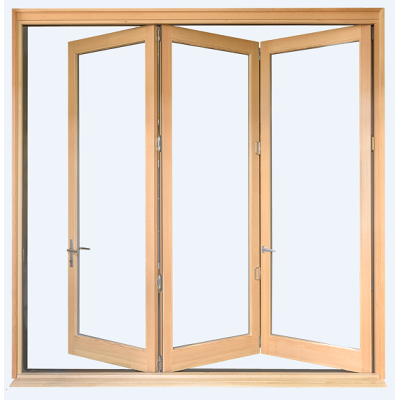 Aluminium Clad Timber Folding Door, Modern Deisgn, Heat Insluation, Soundproof, For Living Room