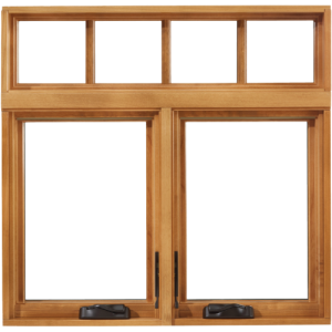 Csutomized Aluminium Clad Timber Hand Crank Window, Double Glass, Heat Insluation, European Style, Anti UV, For Kitchen
