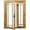 Aluminium Clad Timber Casement Door, Soundproof, Energy, French Door For House, Hinged Door For Bathroom, Living Room