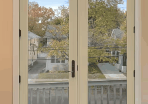 Aluminium Clad Timber Casement Door, French Door For House, Hinged Door For Bathroom