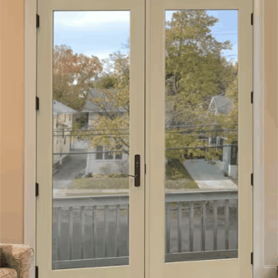 Aluminium Clad Timber Casement Door, French Door For House, Hinged Door For Bathroom