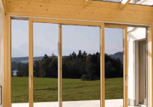 Aluminium Clad Timber Lift & Sliding Door, Patio Sliding Door, Soundproof, Energy, European Style, Double Glazed, For Balcony, Garden, Villa