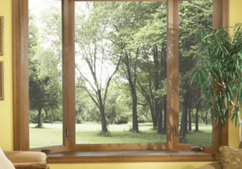 Customized Aluminium Clad Timber Bay & Bow Window, Double Glass, Heat Insluation, Soundproof, For Residence, Balcony and Villa
