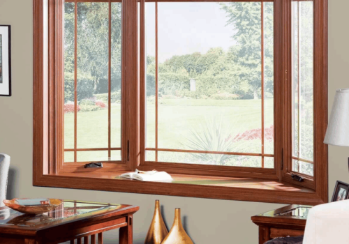 Factory Aluminium Clad Timber Bay & Bow Window, Triple Glass, Heat Insluation, Soundproof, For Residence, Balcony and Garden