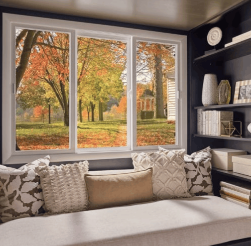 Aluminium Clad Timber Combination Window, Double Glass, Heat Insluation, Soundproof, For Villa, Balcony