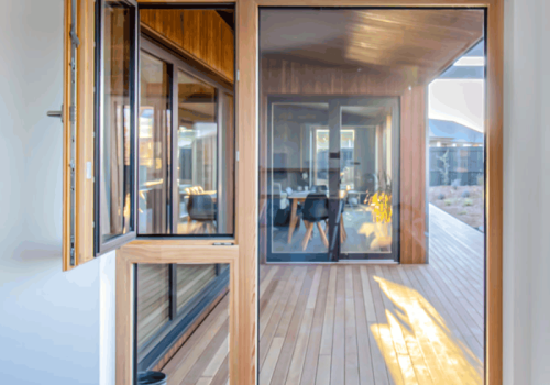 Aluminium Clad Timber Sound-Proof Window, Triple Glass, Sounproof, Heat Insluation, Passive House, For Living Room