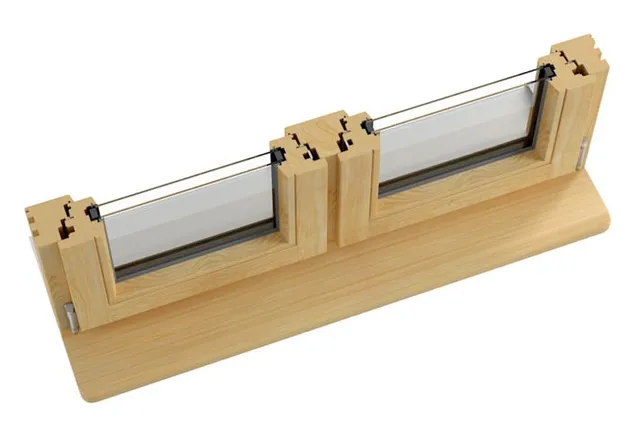 Timber Casement Window Coner Sample