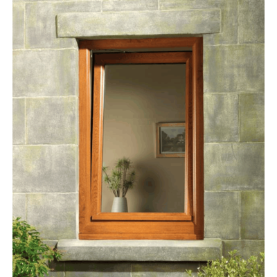 Wholesales Timber Tilt & Turn Window, Triple Glass, Save Energy, High Anti UV, Soundproof, For Living Room
