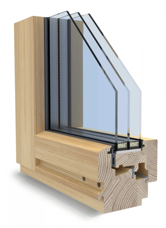 Timber Tilt & Turn Window Coner Sample