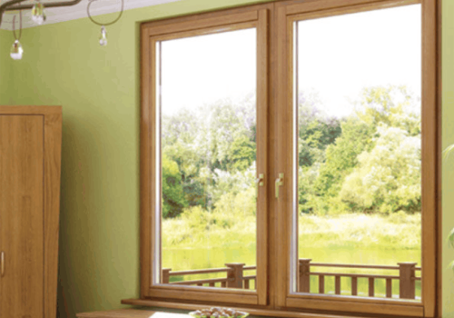 Manufacture Timber Tilt & Turn Window, Double Glass, Save Energy, High Anti UV, Soundproof, For Bathroom, Living Room