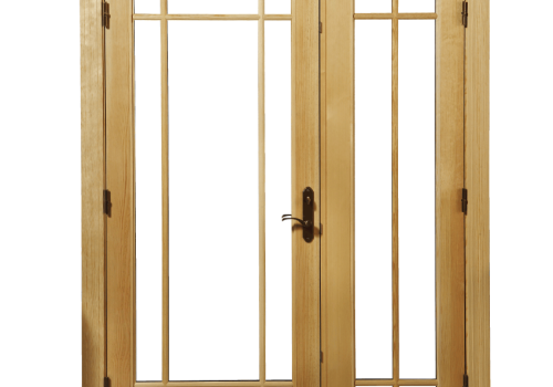 Factory Clad Timber Casement Door, Double Glass, Save Energy, Soundproof, Triple Glass, Hinged Door For Living Room